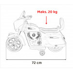 Elektrická motorka Chopper INDIAN - ružová